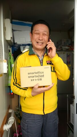 陸前高田市の仮設住宅自治会へプリンター用インクをお届けしました