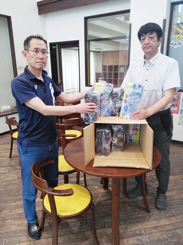 穴水町ボランティアセンターへ作業用手袋をお届けしました
