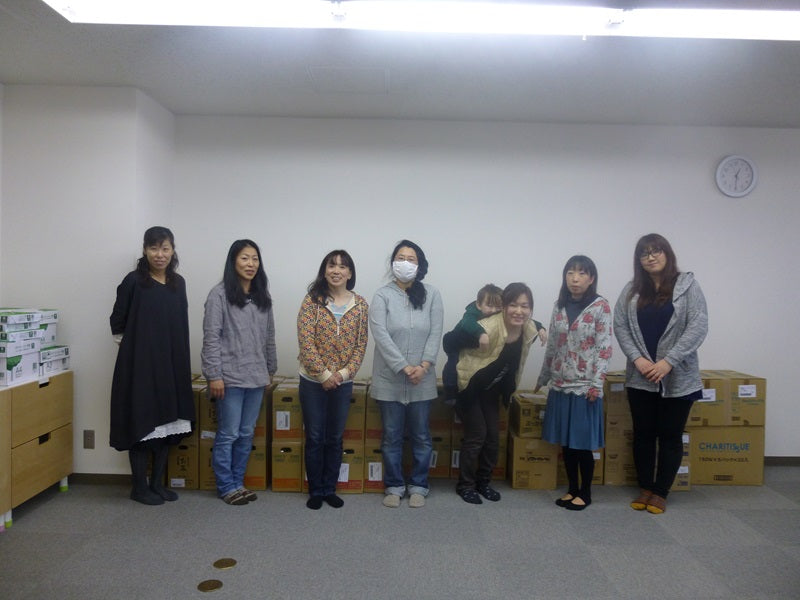 山形市の「ふくしま子ども未来ひろば」へお茶やおやつをお届けしました