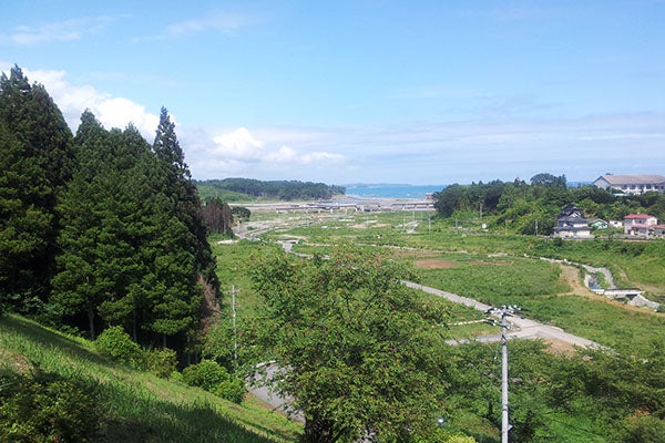 気仙沼市の仮設住宅へお米をお届けしました