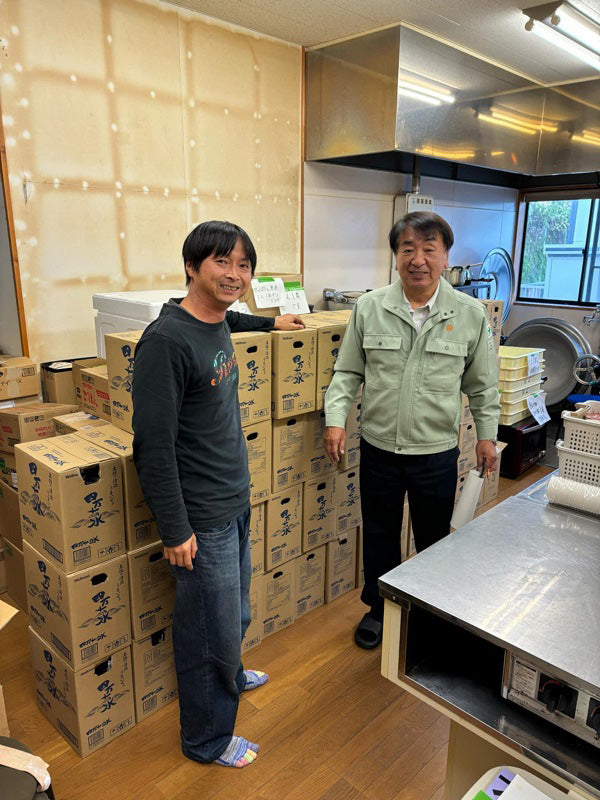 輪島市河原田公民館（避難所）へお水をお届けしました